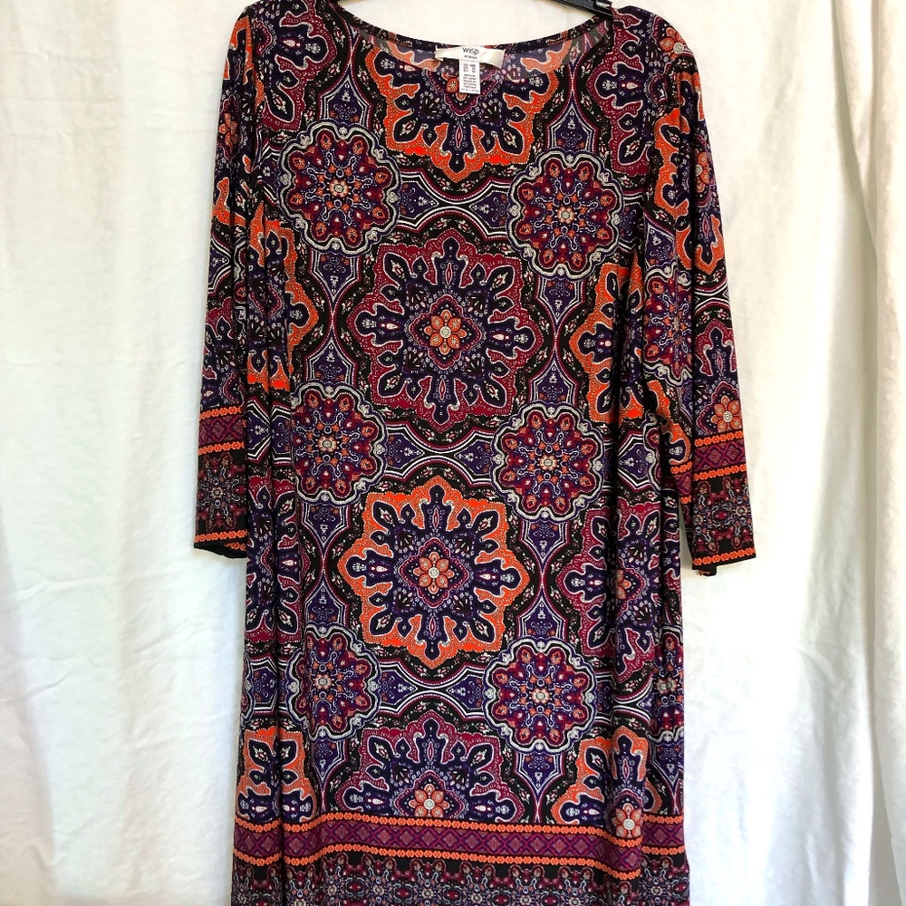 Wisp women dress 3/4 sleeve